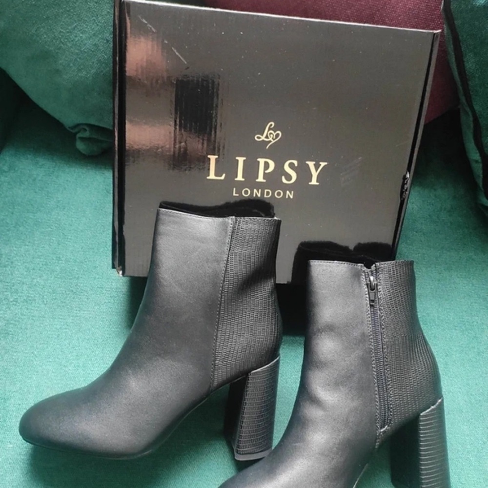 Lipsy Black Ankle Booties